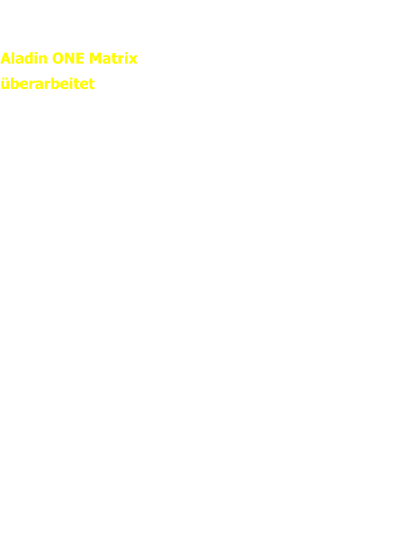 Pressemitteilung SCUBAPRO  vom 26.06.2018 Aladin ONE Matrix überarbeitet   Aladin, der zuverlässige Ein-Gas-Tauchcomputer von SCUBAPRO ist mit vielen neuen Merkmalen und Funktionen ausgestattet worden.  Die neue LCD-Anzeige des Aladin ONE Matrix verfügt jetzt über einen für das Auge angenehmen Punktmatrixbereich und der bisherige ZH-L8-Algorithmus wurde durch den bewährten ZH-L16 ADT Algorithmus von SCUBAPRO mit 16 Geweben (Kompartimenten) ersetzt.   Außerdem bietet der Aladin: •	verbesserte 2-Tasten Navigation •	automatische Aktivierung der Sicherheitsstopp-Funktion
